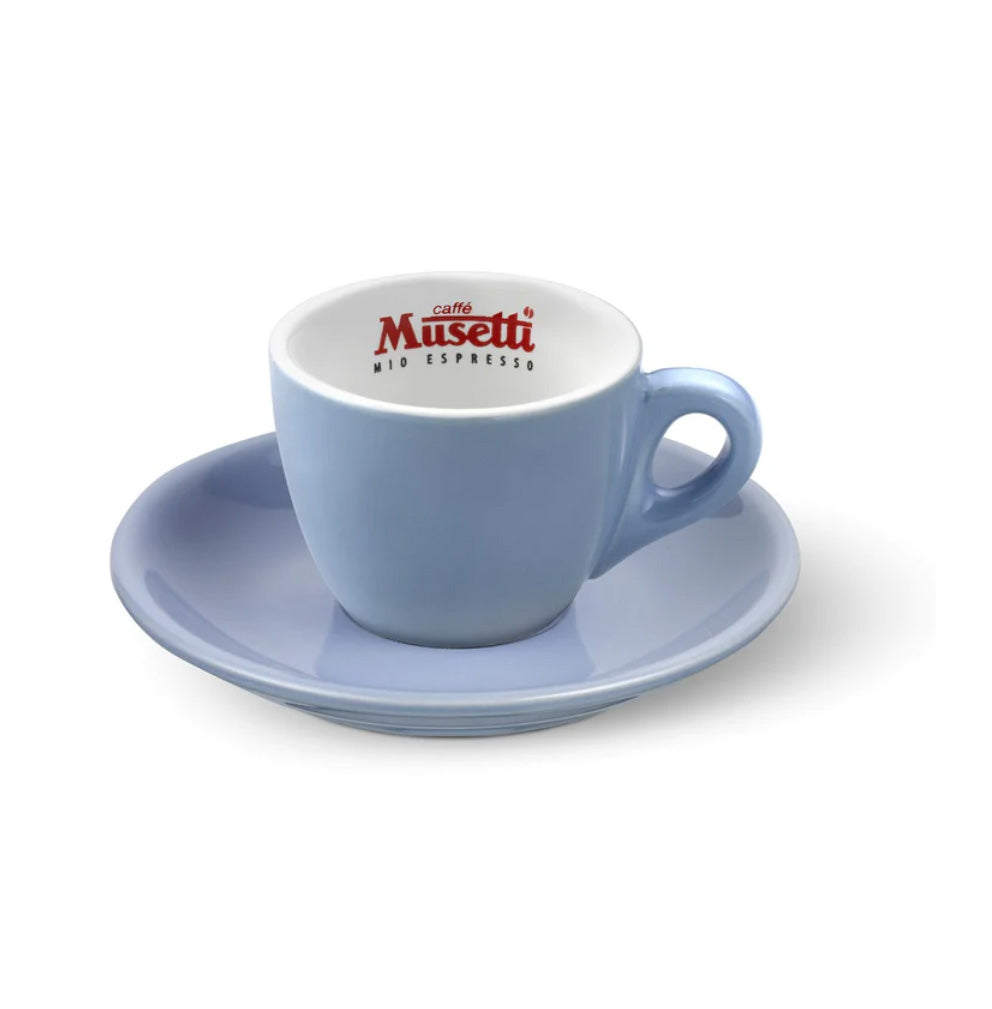 MUSETTTI RAINBOW COLLECTION COFFEE CUP & SAUCER LILAC