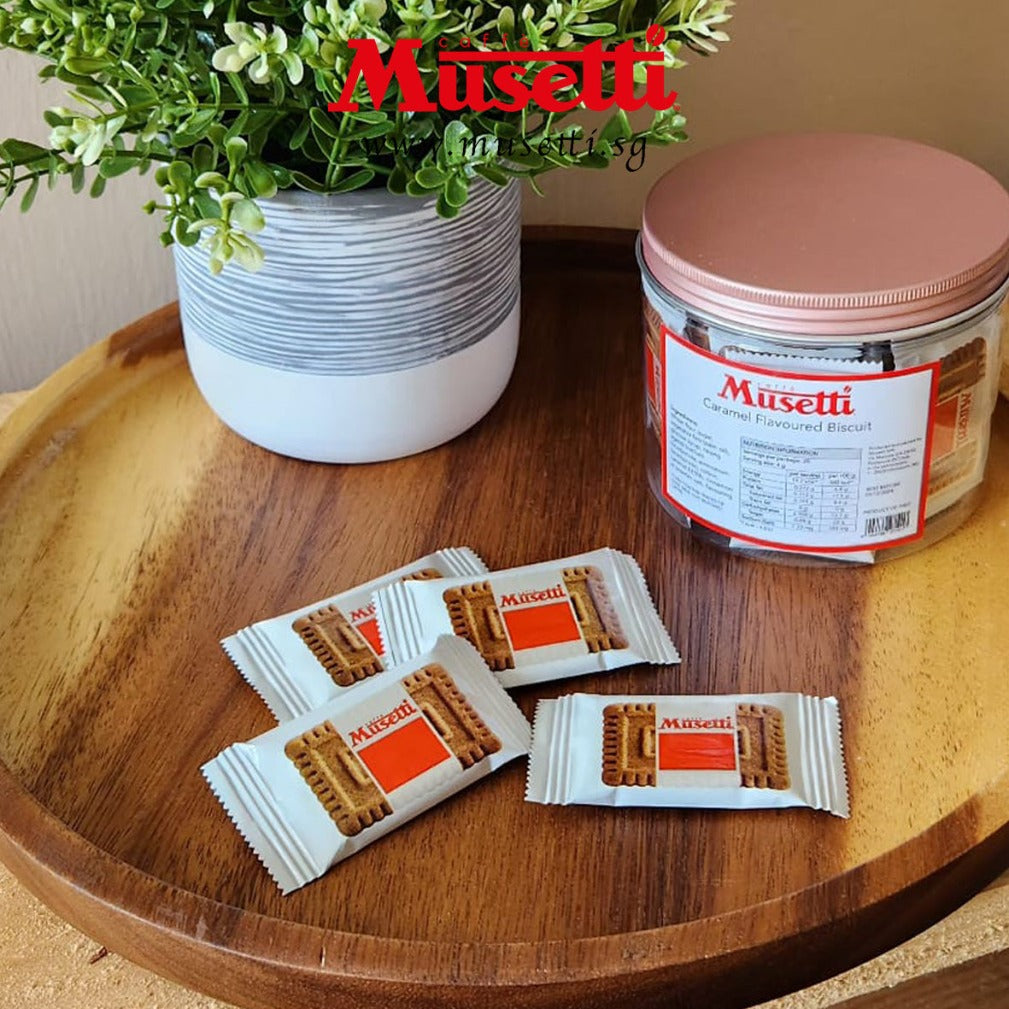 MUSETTI CARAMEL BISCUITS 12 PC GIFT BOX