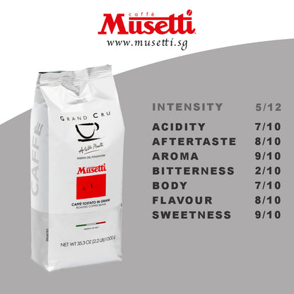 MUSETTI COFFEE BEANS GRAND CRU 1 KG